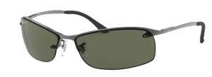 Okulary RAY BAN 3183 Gunmetal/ Green Polarised RB3183 004/9A