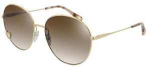 Okulary CHLOE 0027S Gold / Brown Gradient Mirror CH0027S-001