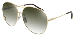 Okulary CHLOE 0028S Gold / Green Gradient Mirror CH0028S-003