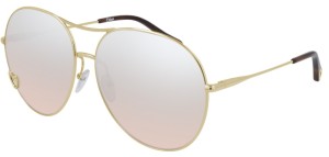 Okulary CHLOE 0028S Gold / Pink Mirror  CH0028S-004