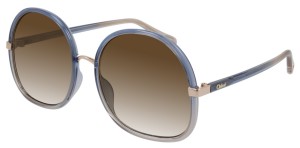 Okulary CHLOE 0029S Blue / Brown Gradient CH0029S-003