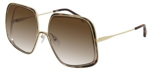 Okulary CHLOE 0035S Gold / Brown Gradient  CH0035S-002