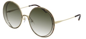 Okulary CHLOE 0037S Gold / Green Gradient  CH0037S-003