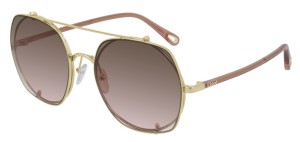 Okulary CHLOE 0042S Gold / Orange Gradient  CH0042S-004