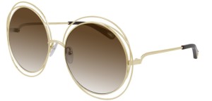 Okulary CHLOE 0045S Gold / Brown Gradient  CH0045S-004
