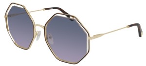 Okulary CHLOE 0046S Havana / Violet Gradient  CH0046S-003