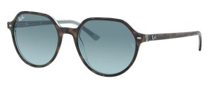Okulary RAY-BAN 2195 THALIA Havana on Light Blue / Blue Gradient Grey RB2195-13163M