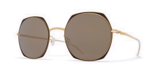 Okulary MYKITA ZELDA Gold Jet Black / Brillant Grey Solid C167