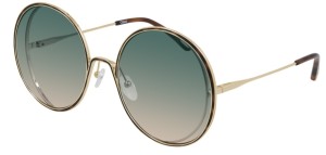 Okulary CHLOE 0037S Gold / Green Gradient  CH0037S-004