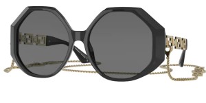 Okulary Versace 4395 Black / Dark Grey VE4395-534587