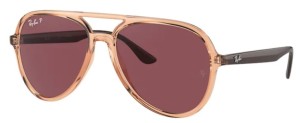 Okulary RAY-BAN 4376 Transparent Brown / Purple Polarized RB4376-66025Q