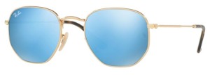 Okulary RAY BAN 3548N Gold / Light Blue Flash ORB3548N-001/9O