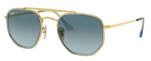RAY BAN 3648M MARSHAL II Gold / Blue Gradient Grey ORB3648M-91233M